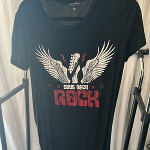 Zutter Black Soul Rock Graphic Tee